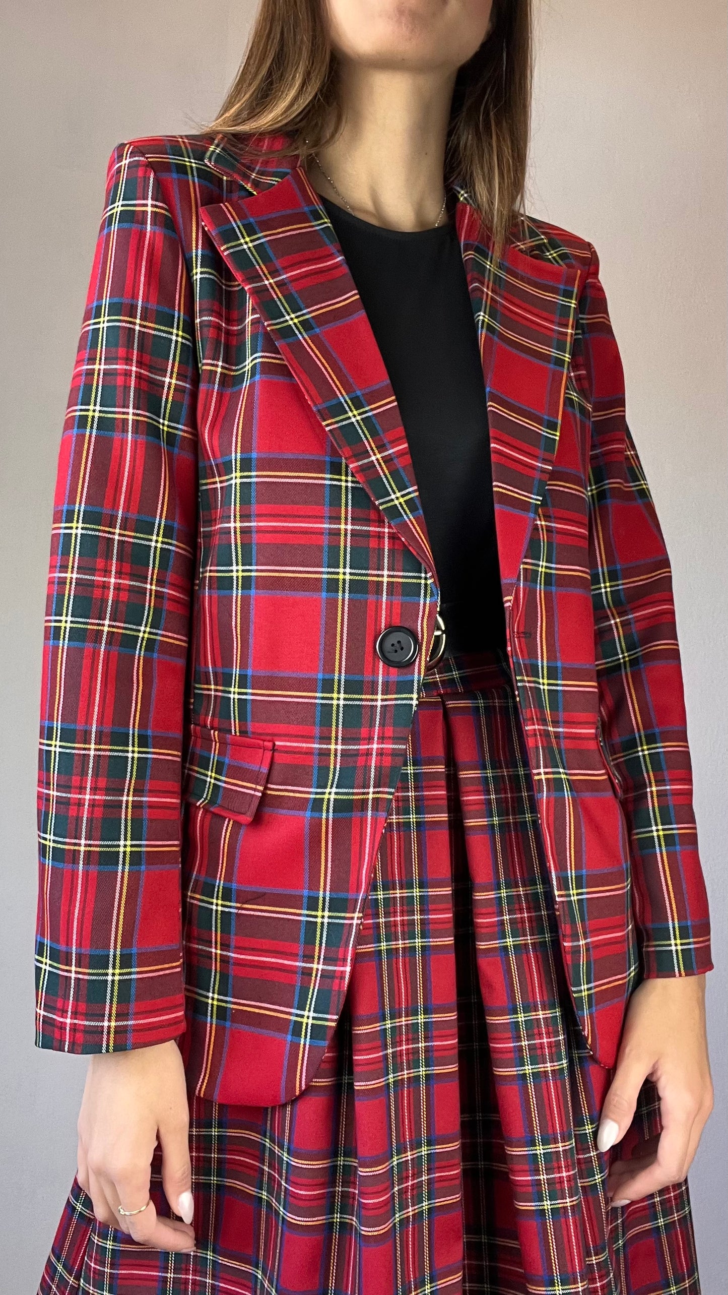 Giacca Tartan