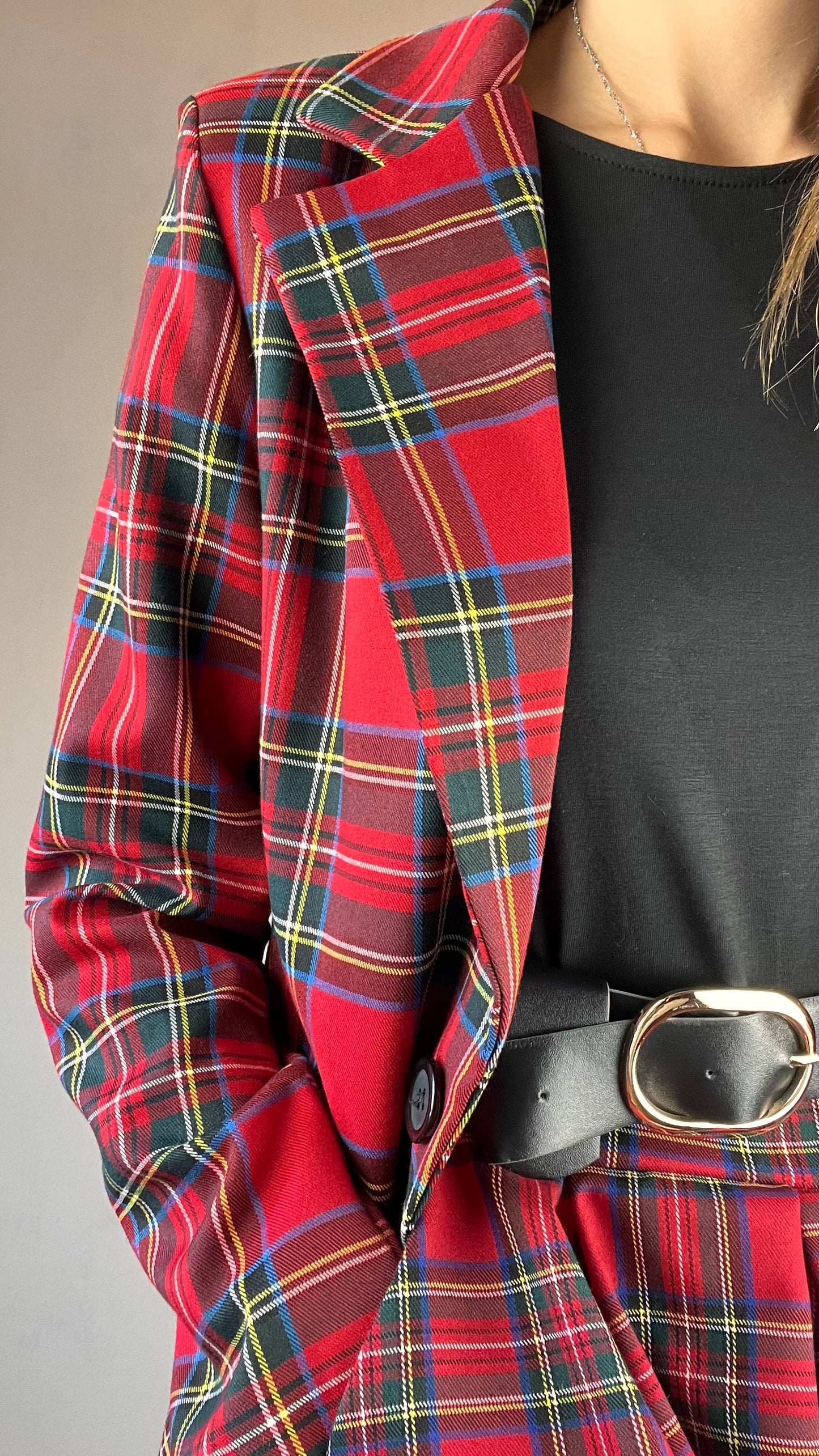 Giacca Tartan