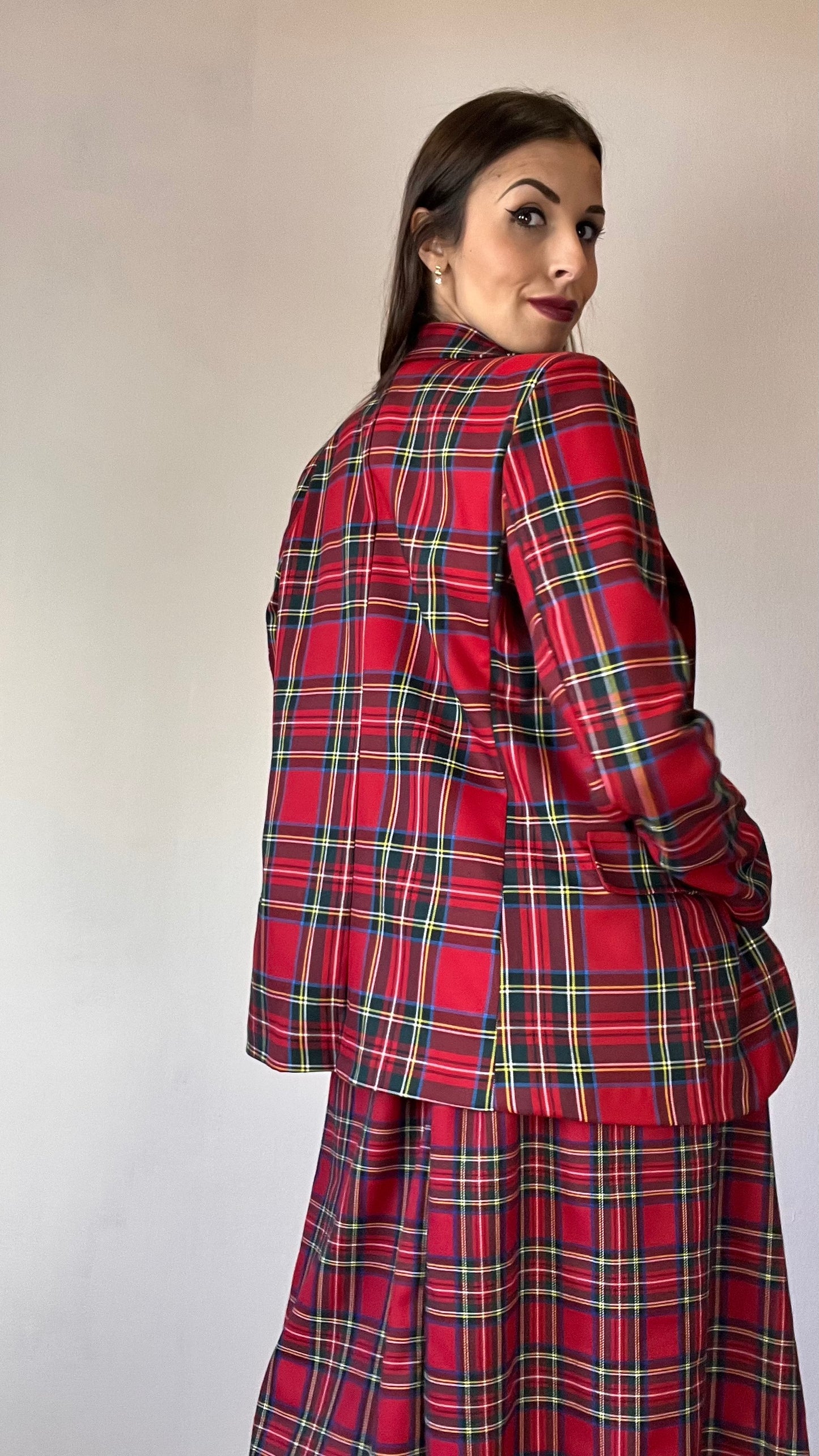 Giacca Tartan