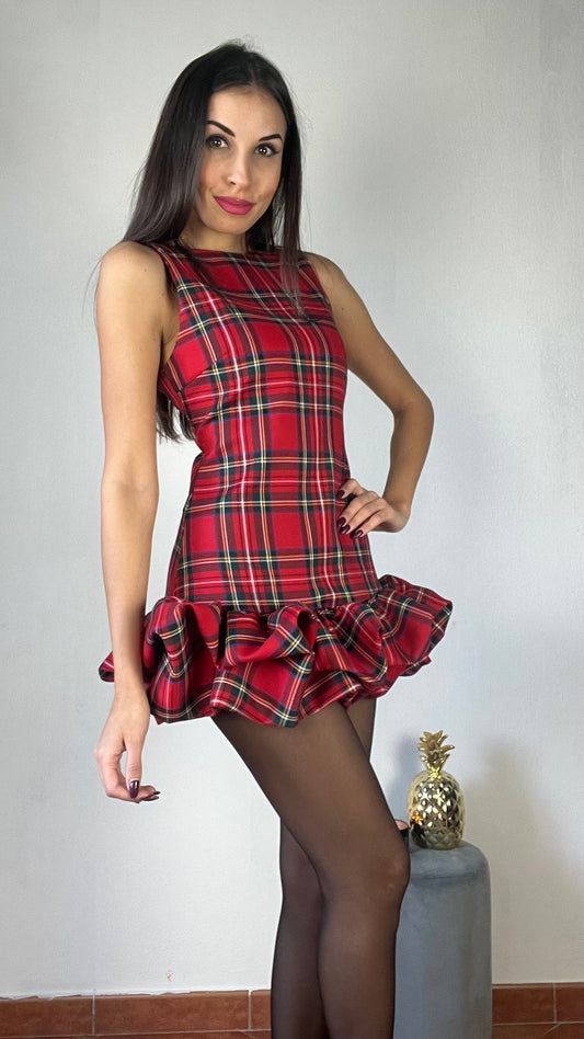 Abito Tartan Like a Doll