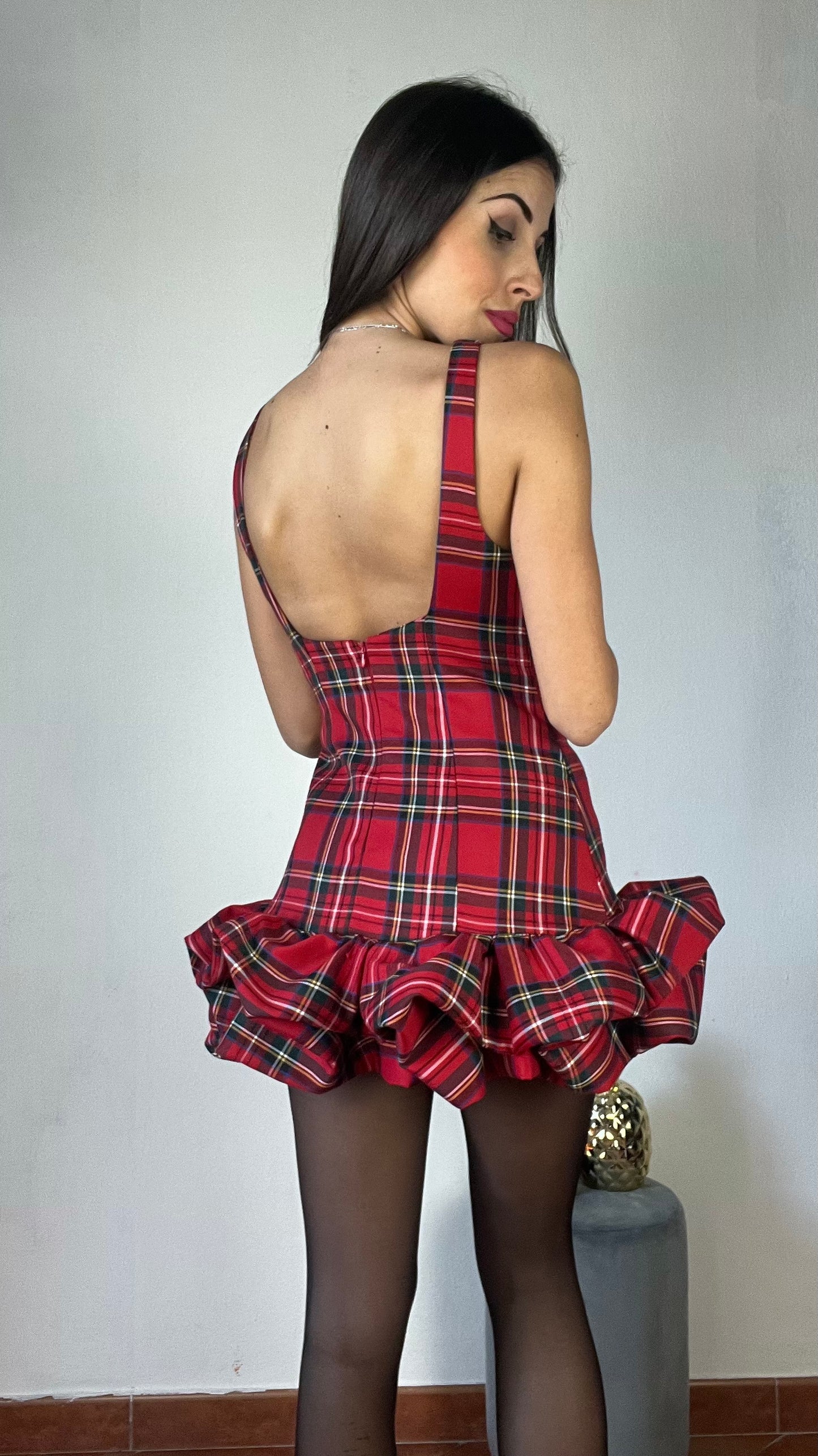 Abito Tartan Like a Doll