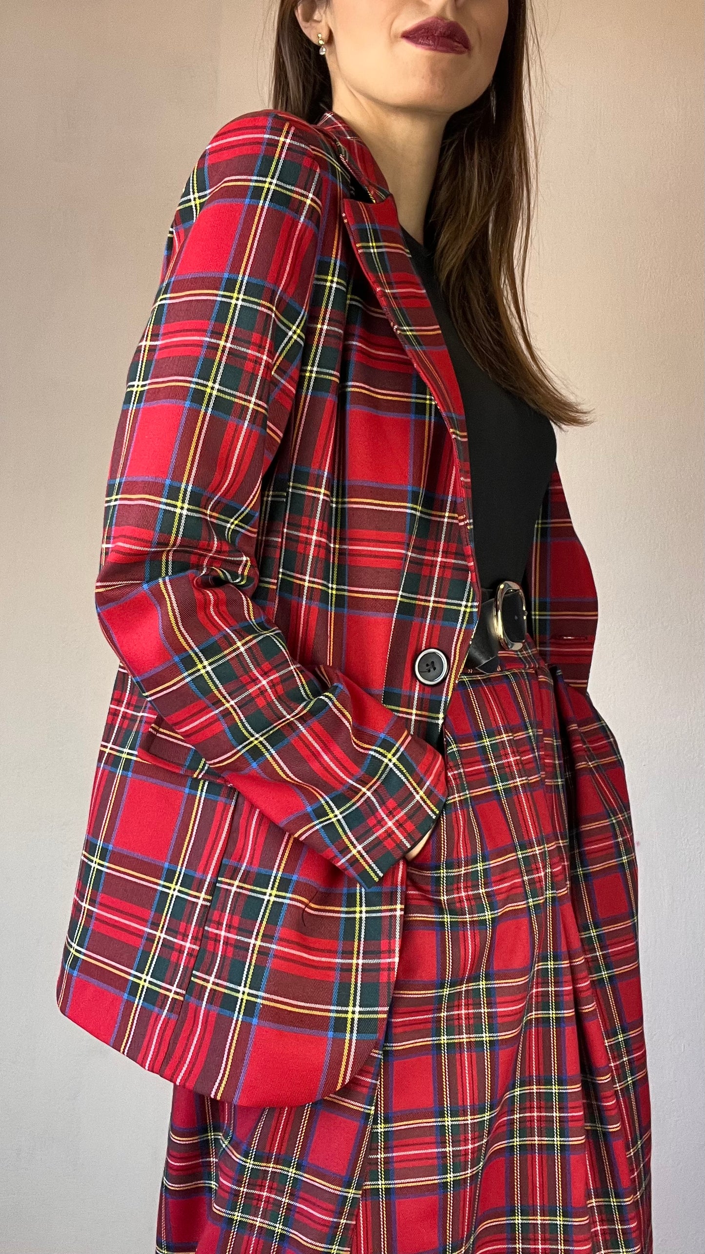 Giacca Tartan