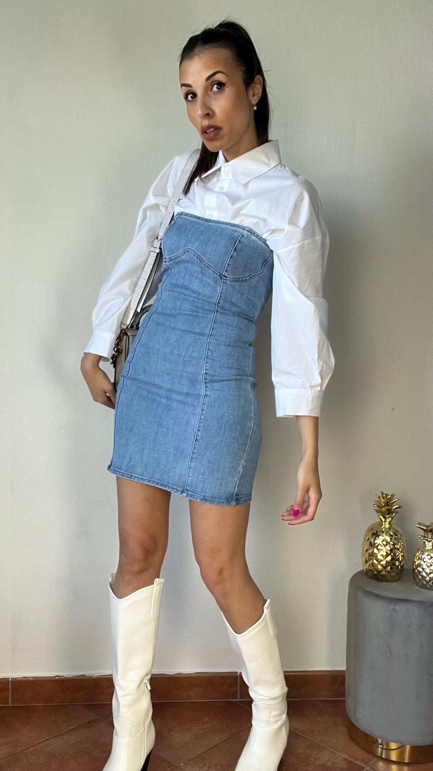 Vestito Mini Denim