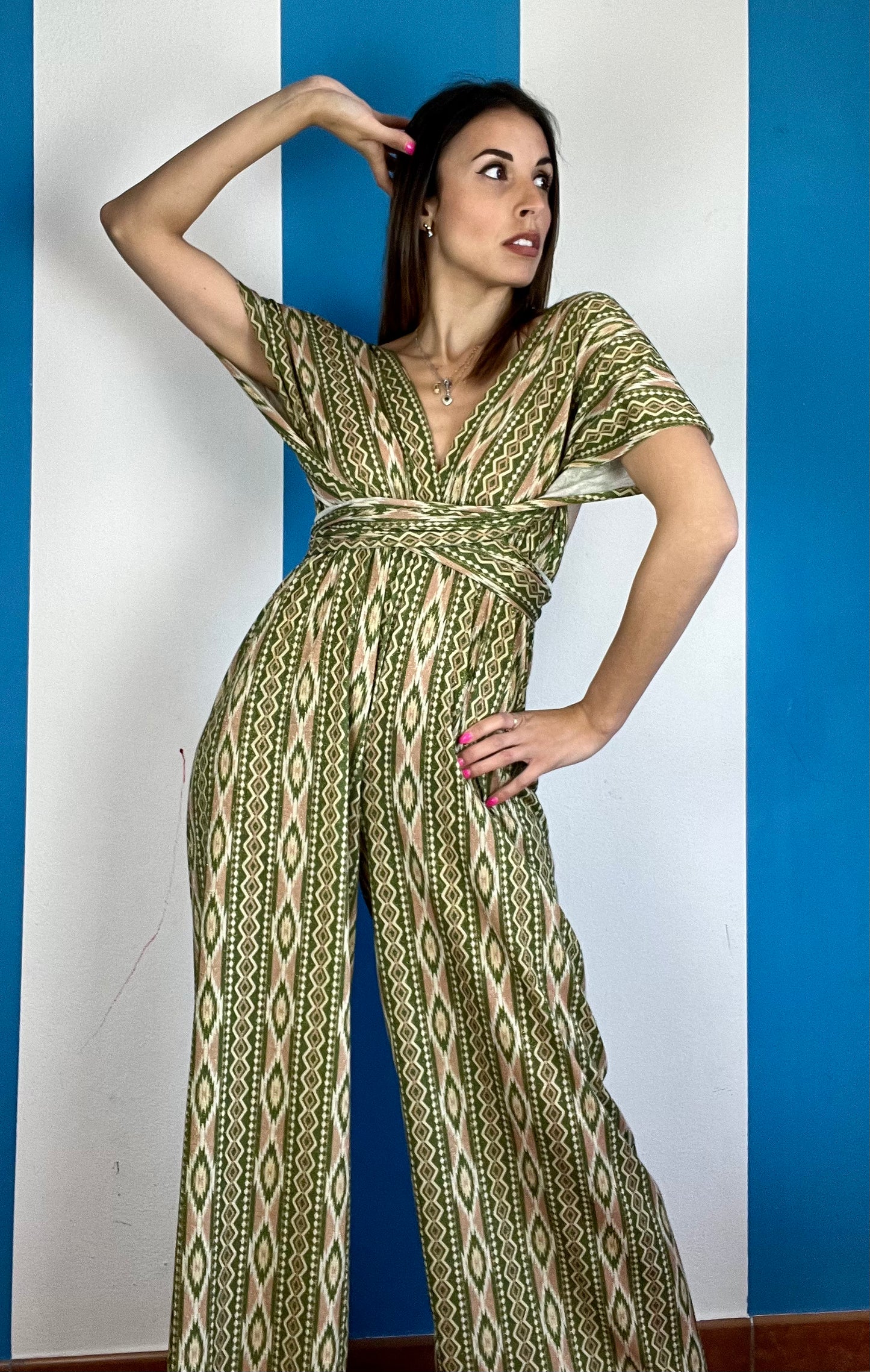 Jumpsuit Lurex Pistacchio