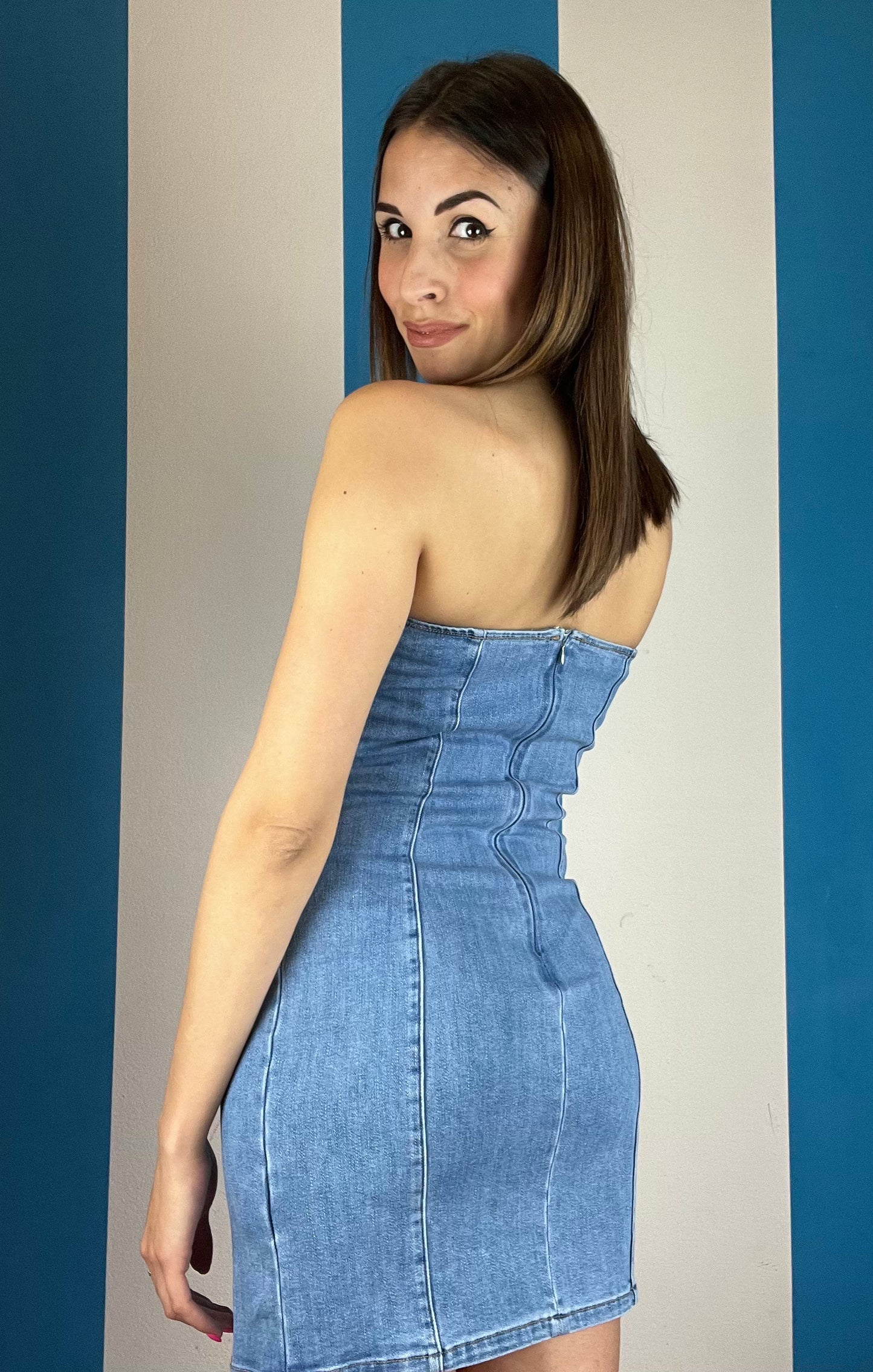 Vestito Mini Denim