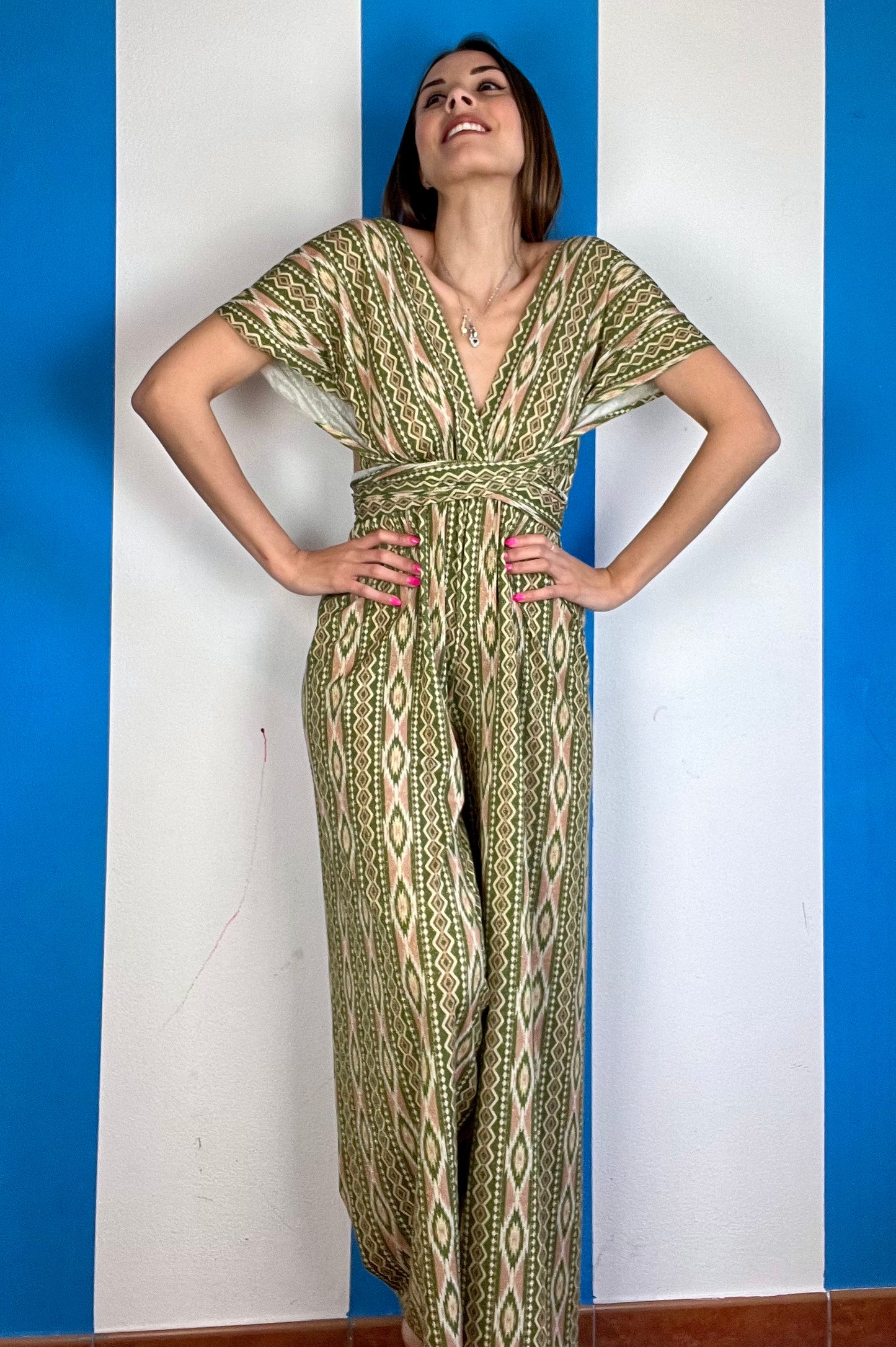 Jumpsuit Lurex Pistacchio